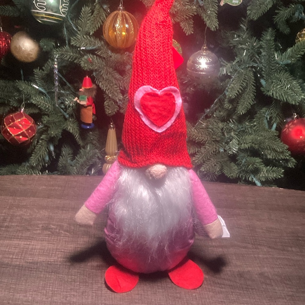 NWT Valentine's Day Plush Ghome 14"